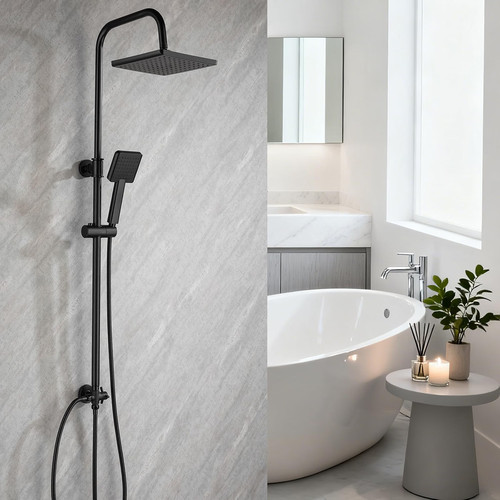Shower riser rail kit - shower,