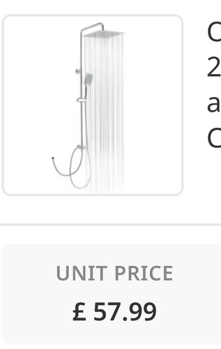 Offo shower riser rail - offo, kit