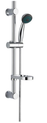 Shower riser chrome - chrome, round