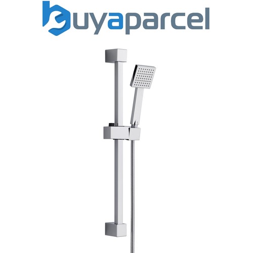 Chrome shower riser rail - chrome,