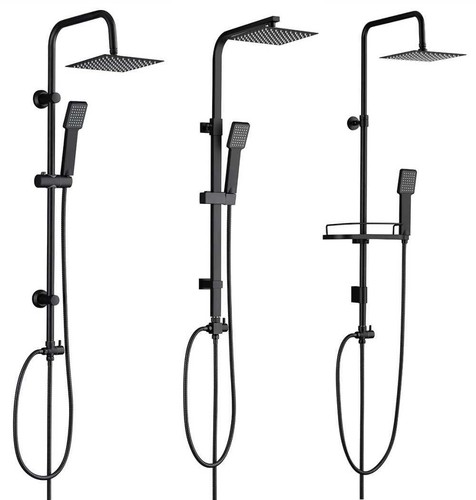 Matt black round - matt,