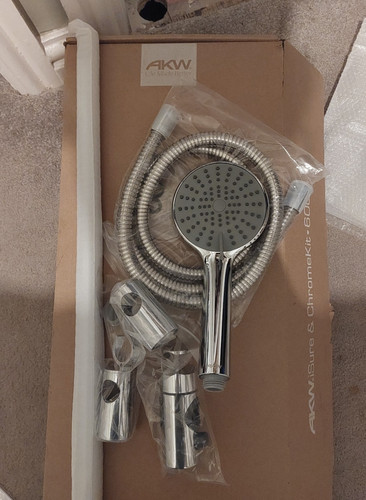 New akw shower - new, rail