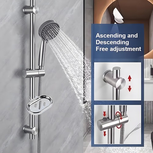 Adjustable slider rail shower - adjustable,