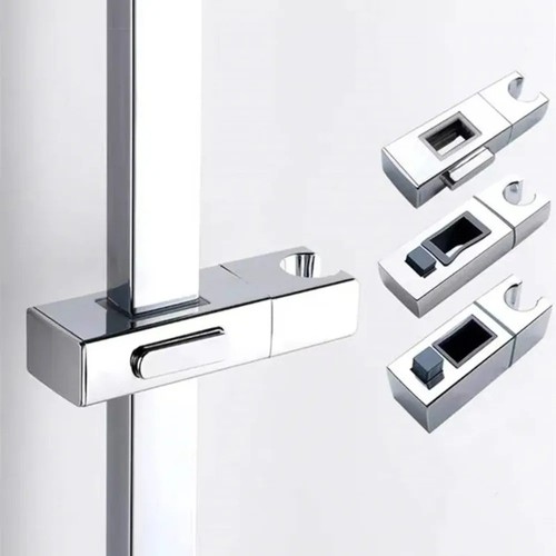 Square pipe shower head - head, holder