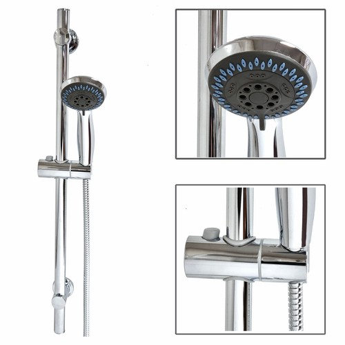 Shower head slide riser rail - slide,